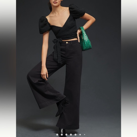 Anthropologie Pants - Anthropologie Pilcro High Rise Wide Leg Trousers